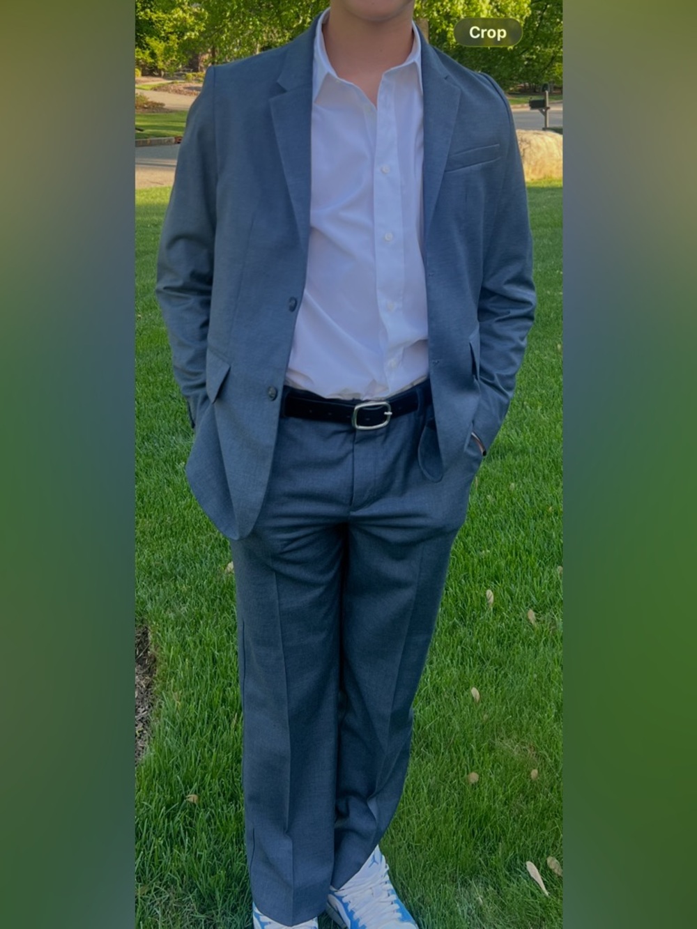 Boy’s Zara Charcoal Gray Suit Jacket & Trousers - Classic Formal Wear